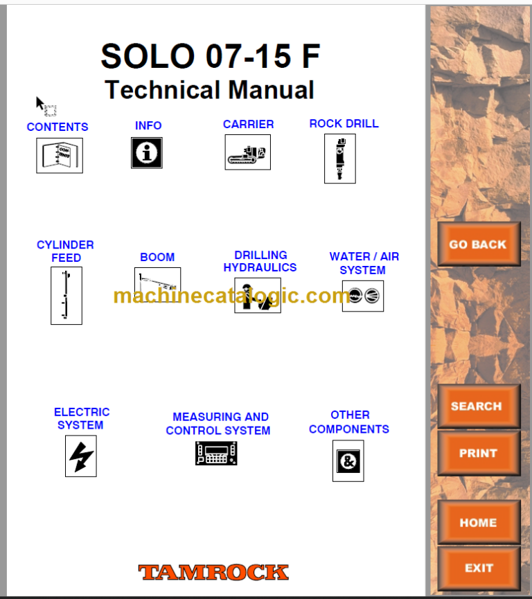 SOLO 7-15 F Workshop Manual Serial No. 105A8493-1