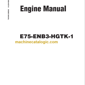 Hitachi E75-ENB3-HGTK-1 Engine Manual