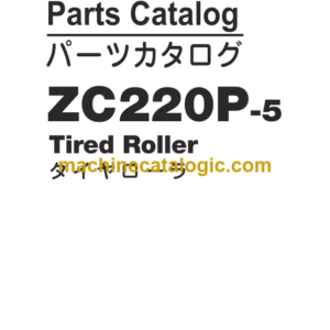 Hitachi ZC220P-5 Tired Roller Parts Catalog