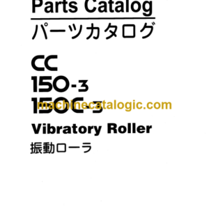 Hitachi CC150-3 CC150C-3 Vibratory Roller Parts Catalog