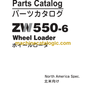 Hitachi ZW550-6 Wheel Loader Parts Catalog