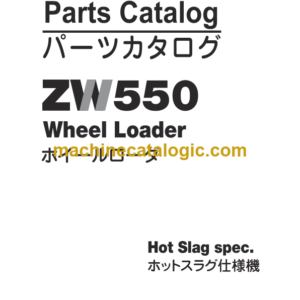 Hitachi ZW550 Wheel Loader (P11C5-OP1-1) Parts Catalog