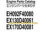 Hitachi EH092F40080 EX130D40061 EX170D40081 Engine Parts Catalog