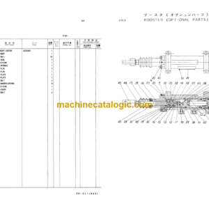 Hitachi KH55L Equipment Components Parts Catalog