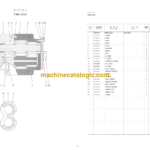 Hitachi KH125D Equipment Components Parts Catalog Serial No.0802-