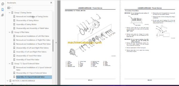 Hitachi ZV250PR-G Reversible Vibratory Plate Technicial and Workshop Manual