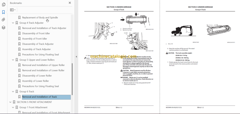 Hitachi ZX300-5A ZX300LC-5A ZX300LCH-5A Technical and Workshop Manual