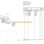 Hitachi ZW310-5B Wheel Loader Equipment Components Parts Catalog (PNFA60-E1-1)