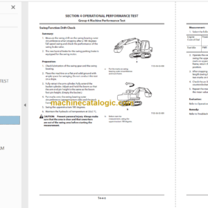 Hitachi ZX300-5A ZX300LC-5A ZX300LCH-5A Technical and Workshop Manual