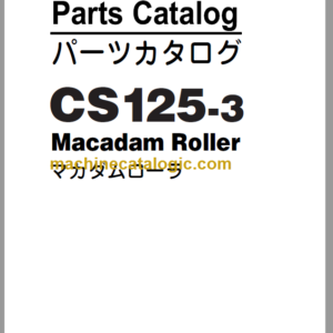 Hitachi CS125-3 Macadam Roller Parts Catalog