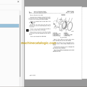 John Deere 860-B Scraper Technical Manual