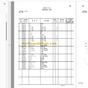 Hitachi CS125-3 Macadam Roller Parts Catalog