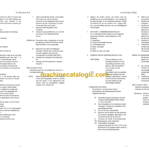 Hitachi MA200-G Amphibious Soft Terrain Backhoe Equipment Components Parts Catalog