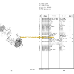 Hitachi ZV350PR-DE Reversible Vibratory Plate Engine Parts Catalog
