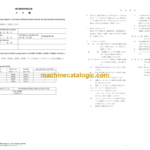 Hitachi ZV55R 55RL 65R 65RL Vibratory Roller Engine Parts Catalog