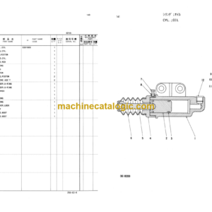 Hitachi KH300-3 Equipment Components Parts Catalog