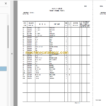 Hitachi CS125-3 Macadam Roller Parts Catalog
