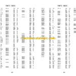 Hitachi MA200-G Amphibious Soft Terrain Backhoe Equipment Components Parts Catalog