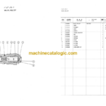 Hitachi KH300-3 Equipment Components Parts Catalog
