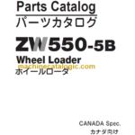 Hitachi ZW550-5B Wheel Loader (PNHF60-1-1) Parts Catalog