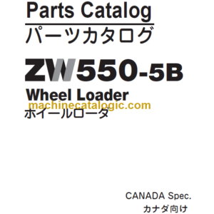 Hitachi ZW550-5B Wheel Loader (PNHF60-1-1) Parts Catalog