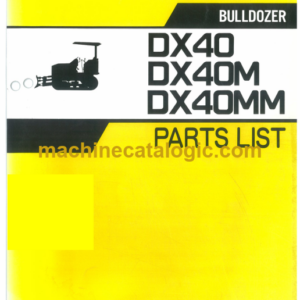 Hitachi DX40 DX40M 4X40MM Bulldozer Parts Catalog