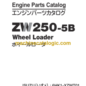 Hitachi ZW250-5B Wheel Loader Engine Parts Catalog (6HK1-XZWT01-6).pdf