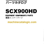 Hitachi Sumitomo SCX900HD Equipment Components Parts Catalog