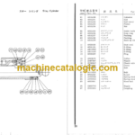 Hitachi KH100-40S Direct Support Type Pile Driver Parts Catalog