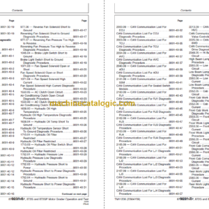 John Deere 870G 870GP 872G and 872GP Motor Grader Operation and Test Technical Manual