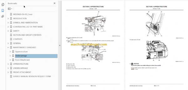 Hitachi ZX300LC-6 Technical and Workshop Manual