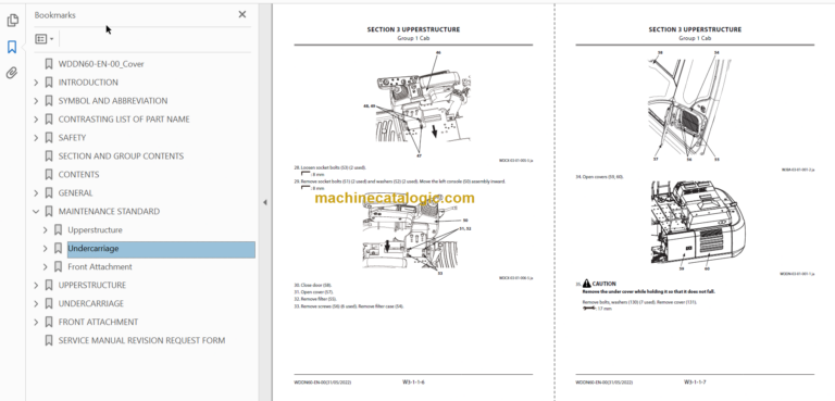 Hitachi ZX300LC-6 Technical and Workshop Manual
