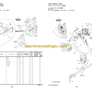 Hitachi ZW180-5B Wheel Loader (PNDB-1-2) Parts Catalog