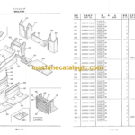 Hitachi DX40 DX40M 4X40MM Bulldozer Parts Catalog