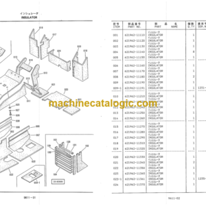 Hitachi DX40 DX40M 4X40MM Bulldozer Parts Catalog