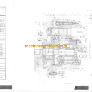 Hitachi KH300 KH700 Hydraulic Equipment Components Parts Catalog