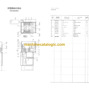 Hitachi KH125-3 Lifting Magnet Parts Catalog