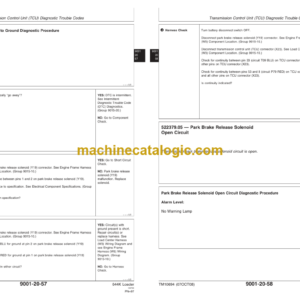 John Deere 644K Loader Operation and Test Technical Manual