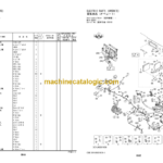 Hitachi ZC220P-5 Tired Roller Parts Catalog