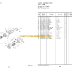 Hitachi ZC35C-5 ZC35T-5 ZC50C-5 ZC50T-5 Vibratory Roller Engine Parts Catalog