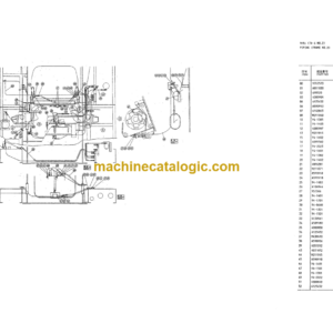 Hitachi KH1000 Counterbalance Type Parts Catalog