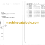 Hitachi KH100-40S Direct Support Type Pile Driver Parts Catalog