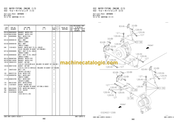 Hitachi ZW250-5B Wheel Loader Engine Parts Catalog (6HK1-XZWT01-6).pdf