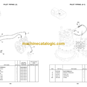 Hitachi ZX210LCH+ Parts Catalog