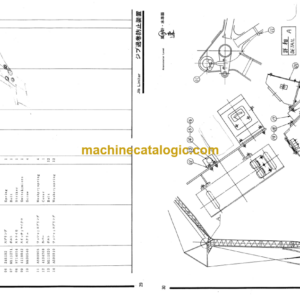 Hitachi KH700-2 Tower Crane Parts List