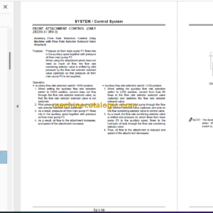 Hitachi ZX27U ZX30U ZX35U Technical and Workshop Manual