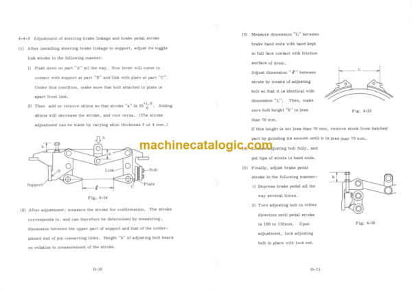 Hitachi T20B Dozer Service Manual