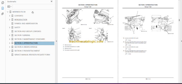 Hitachi ZX300LC-6 ZX300LCN-6 Technical and Workshop Manual