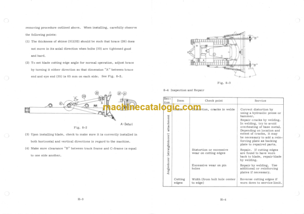 Hitachi T20B Dozer Service Manual