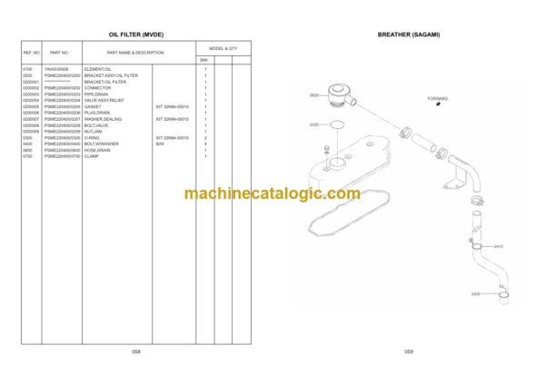 Hitachi ZX220LCM Parts Catalog